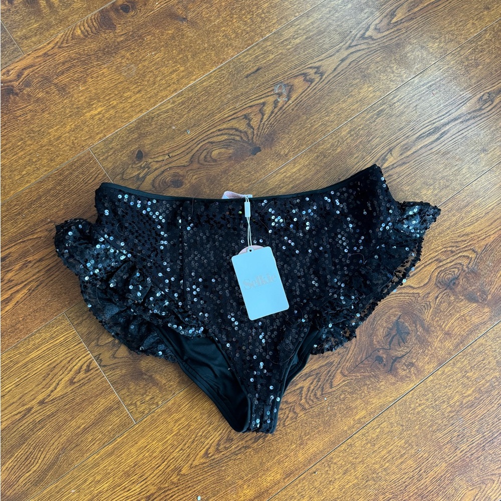 NWT Selkie Black Sequin Bloomers